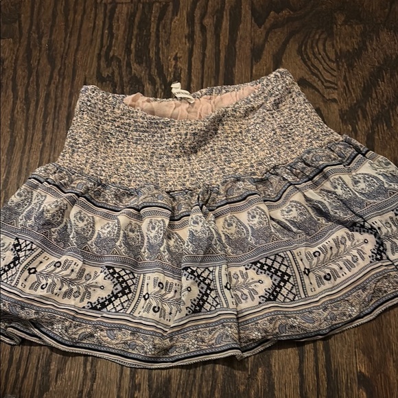 Ulla Johnson Bohemian Print Smocked Skirt - Multicolor - Picture 1 of 2